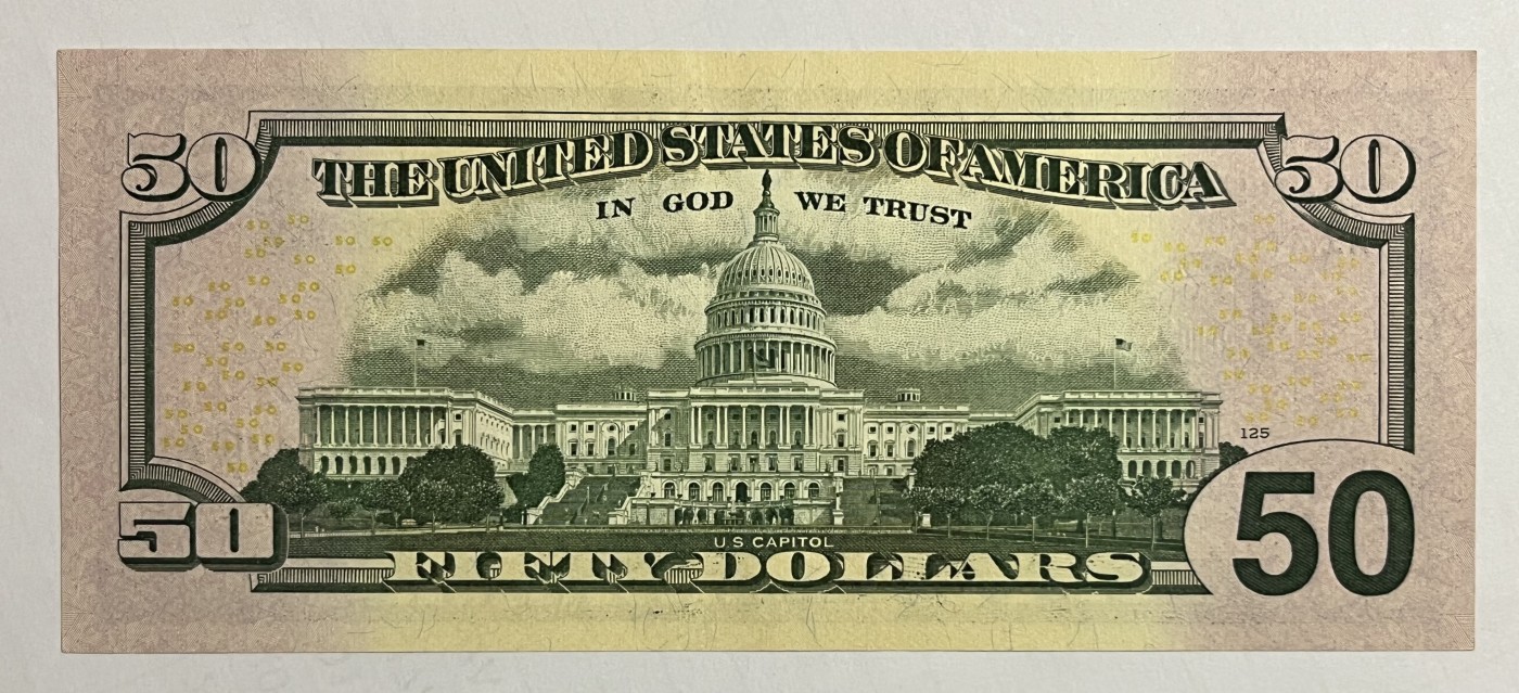 Chase Auction 第28期 - - 外钞、民国钞和人民币混合场！ 2013 50美元 彩色版 联邦储备券 星⭐补号 少见