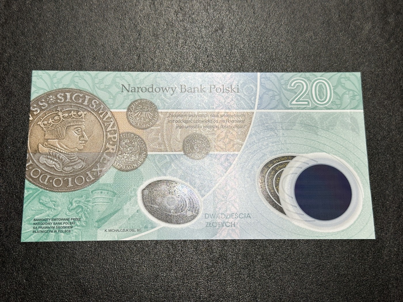 《外钞收藏家》第三百六十二期 2022年波兰20 全新UNC 纪念钞 无47