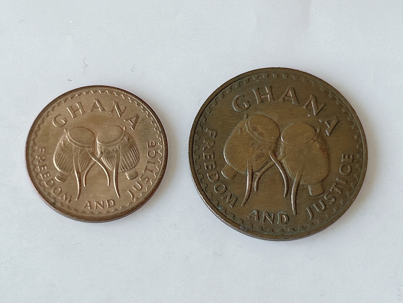 第一海外回流一元起拍收藏 散币专场 第83期 加纳1967年硬币2枚