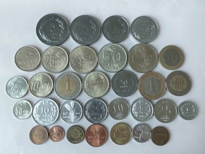 第一海外回流一元起拍收藏 散币专场 第83期 - 土耳其硬币 32枚 无重复