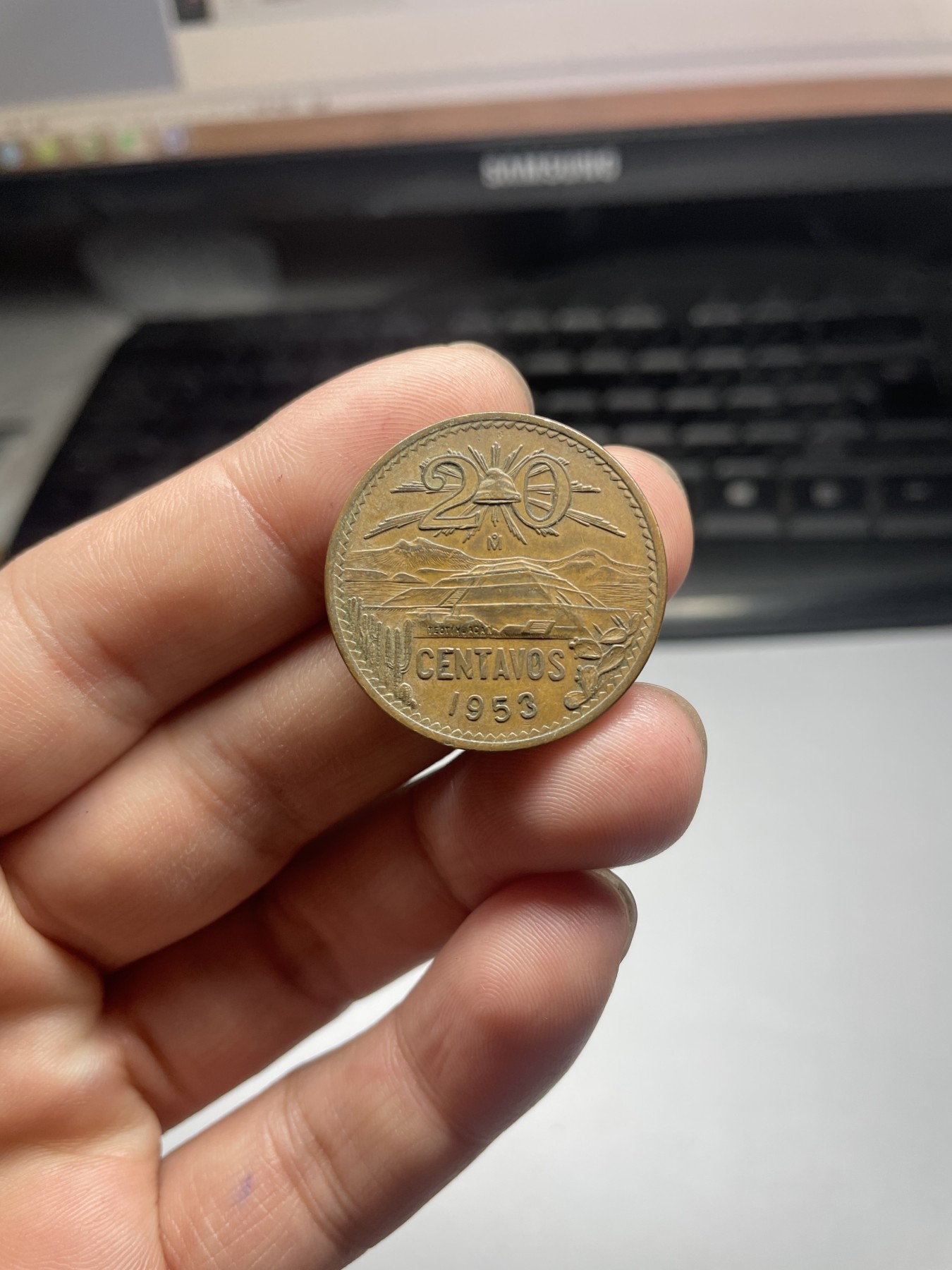 2024年集古藏今外币拍卖第五期-第3场—（总第43拍） 1953年墨西哥20分