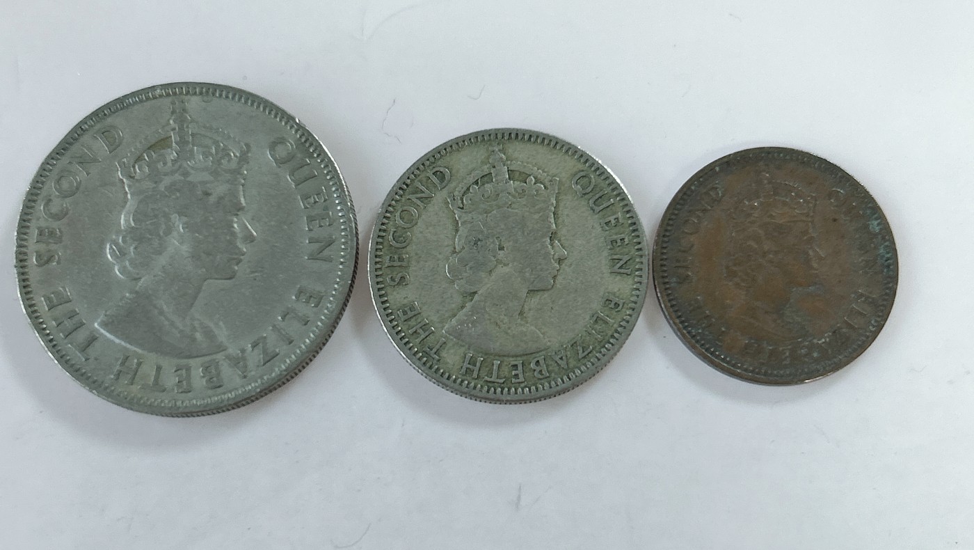 第一海外回流一元起拍收藏 散币专场 第83期 塞浦路斯1955年硬币3枚