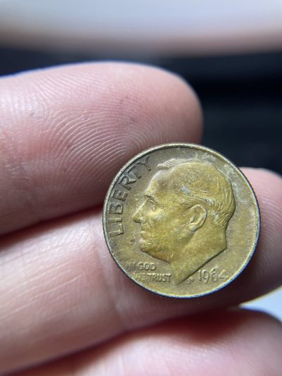 2024年集古藏今外币拍卖第五期-第3场—（总第43拍） - 1964年美国10美分银币