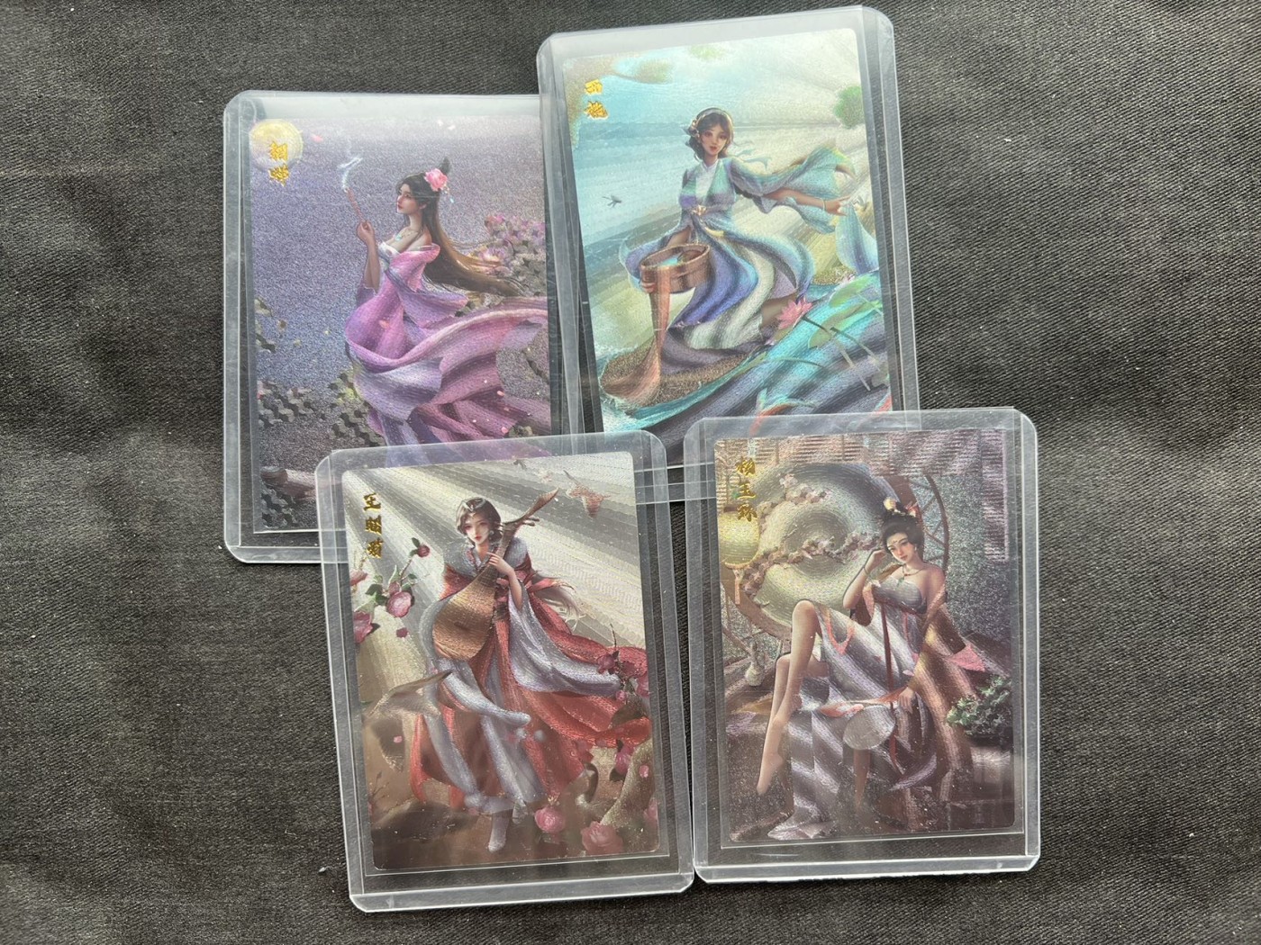 【随心卡拍】收藏卡拍卖【第17期】 齐卡文化 风华 四大美女 粗闪