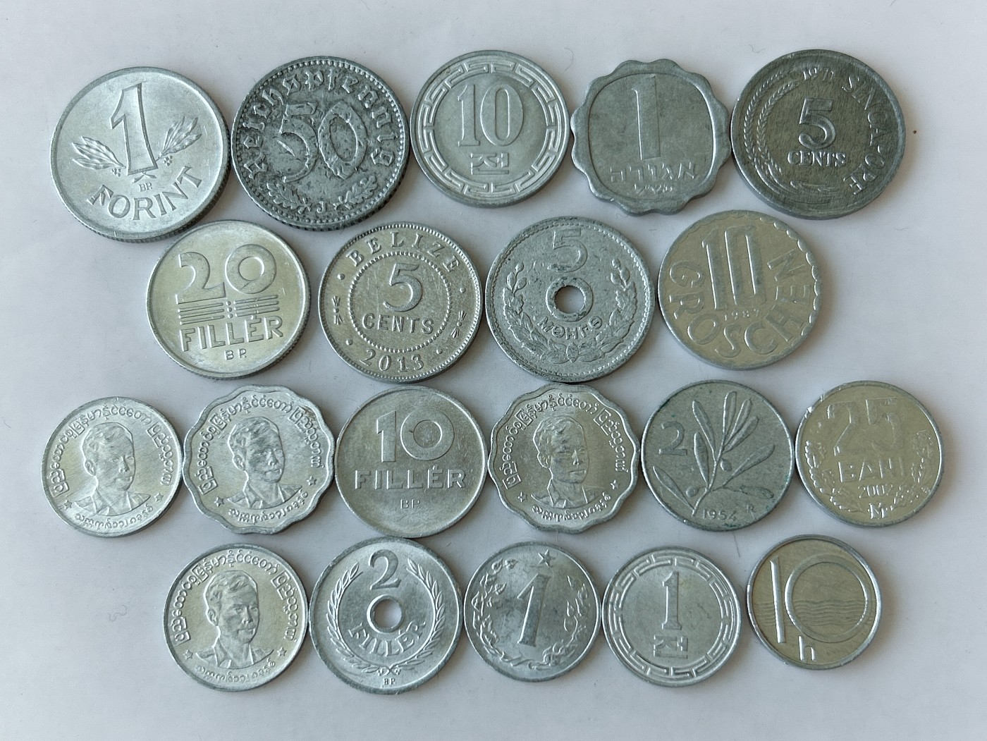 第一海外回流一元起拍收藏 散币专场 第83期 铝币一组 20枚