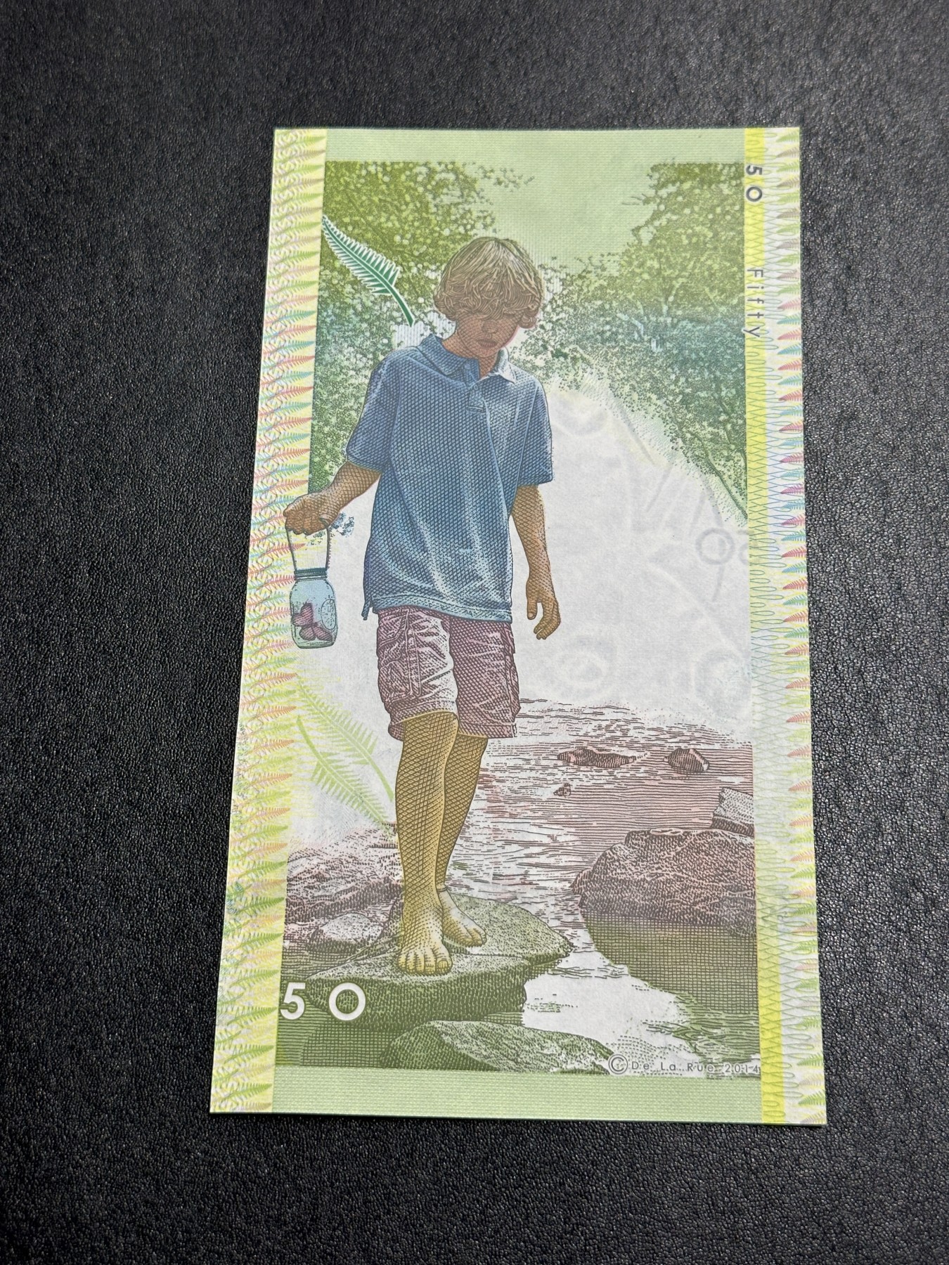 《外钞收藏家》第三百六十二期 英国德纳罗 翠鸟、鱼狗测试钞 纪念券 全新UNC