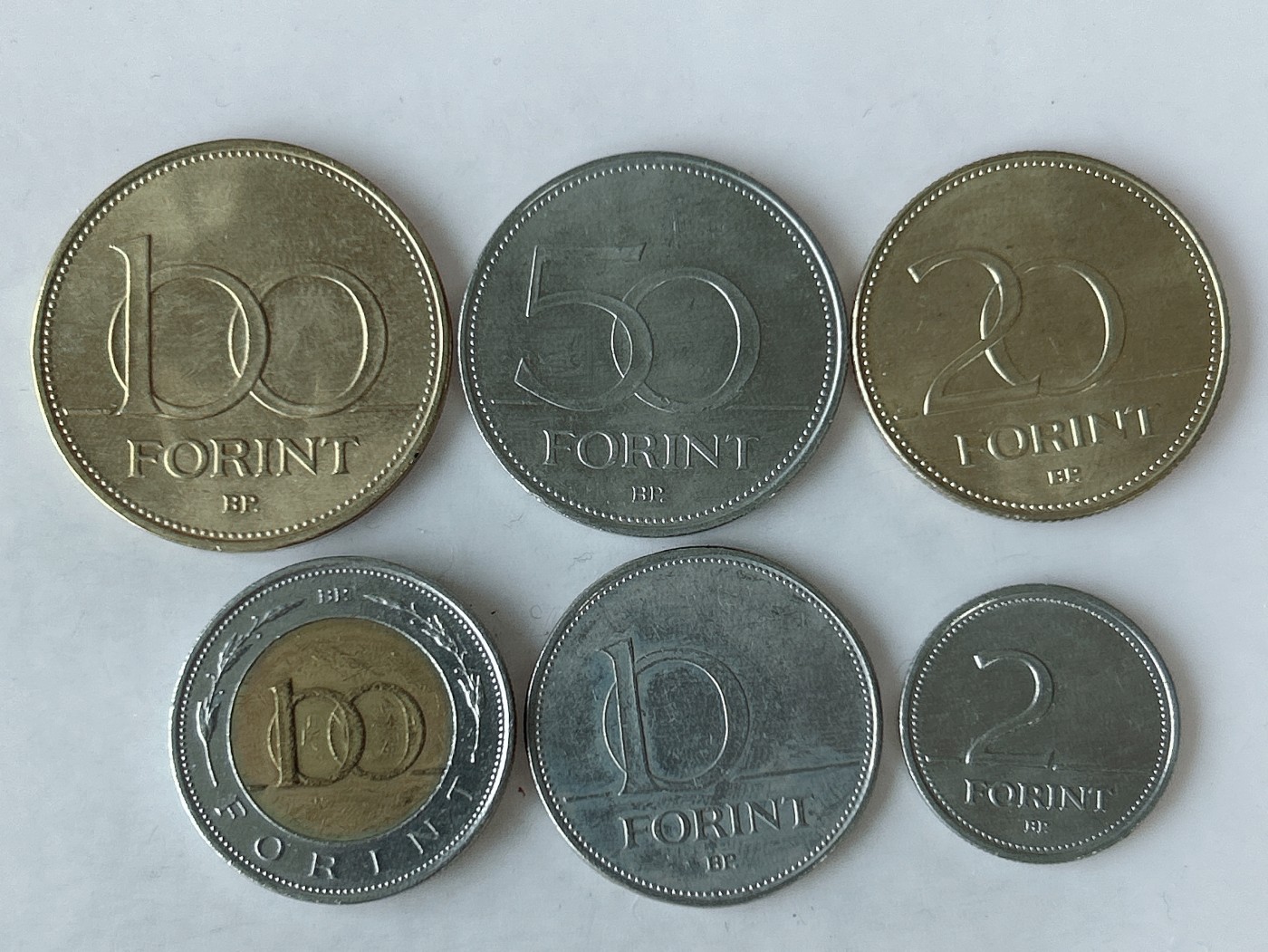 第一海外回流一元起拍收藏 散币专场 第83期 匈牙利硬币6枚套