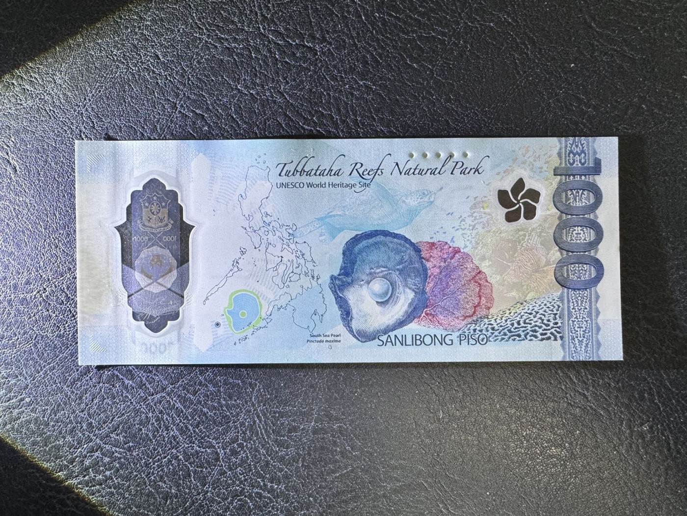 收藏联盟Quantum Auction 第340期拍卖  菲律宾2022年1000比索 品相全新UNC 获奖作品 国鸟 食猿雕