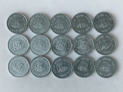 第一海外回流一元起拍收藏 散币专场 第83期 - 英属塞舌尔1分铝币 15枚