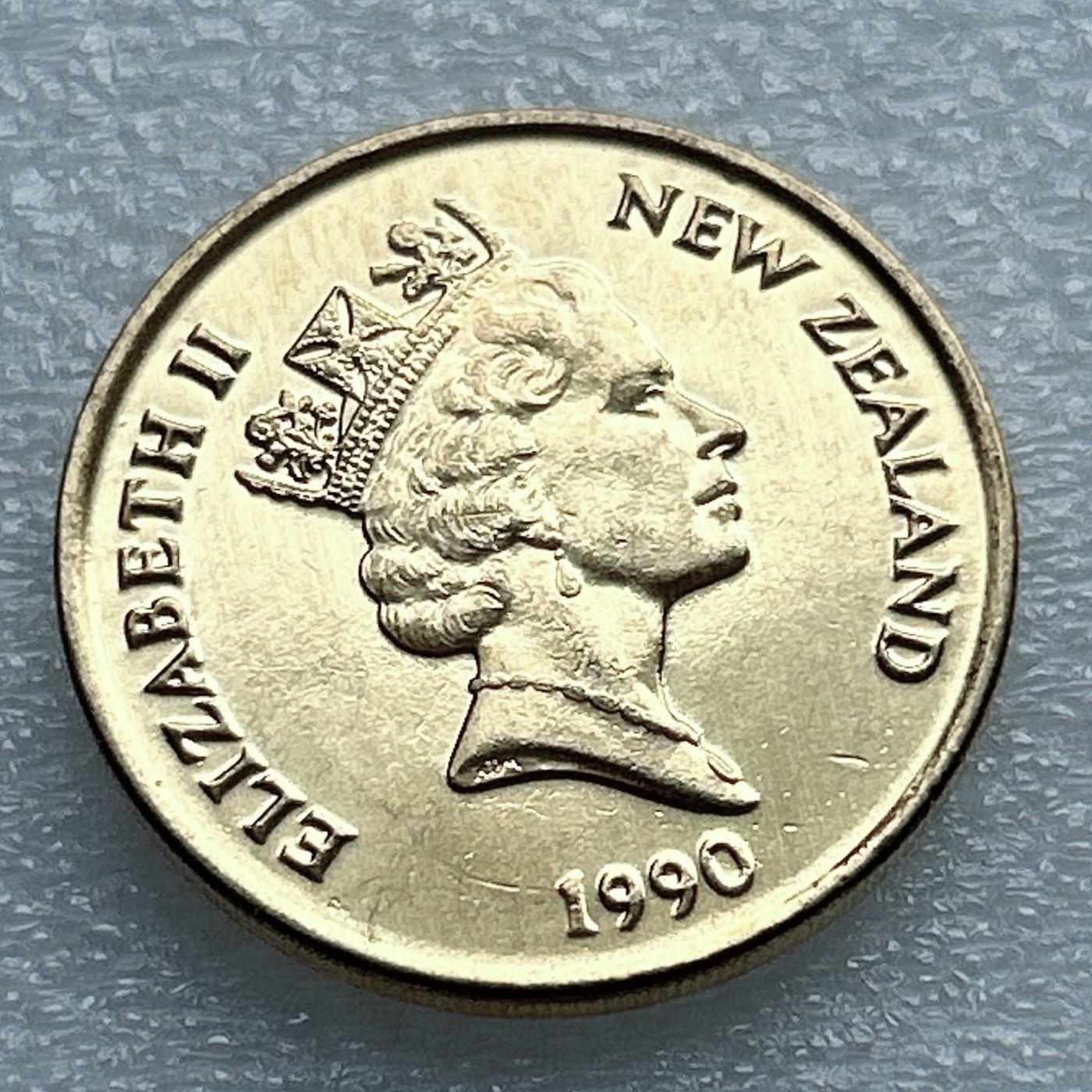 海外回流1元起拍小铺 各国钱币散币场 第11期 新西兰1990年20分镀金币