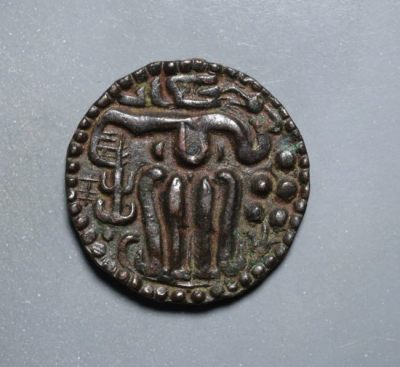 七河出品-丝路古国钱币小拍 - 古印度朱罗王朝铜币 