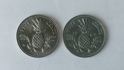 第一海外回流一元起拍收藏 散币专场 第83期 - 巴哈马5分 两个版本