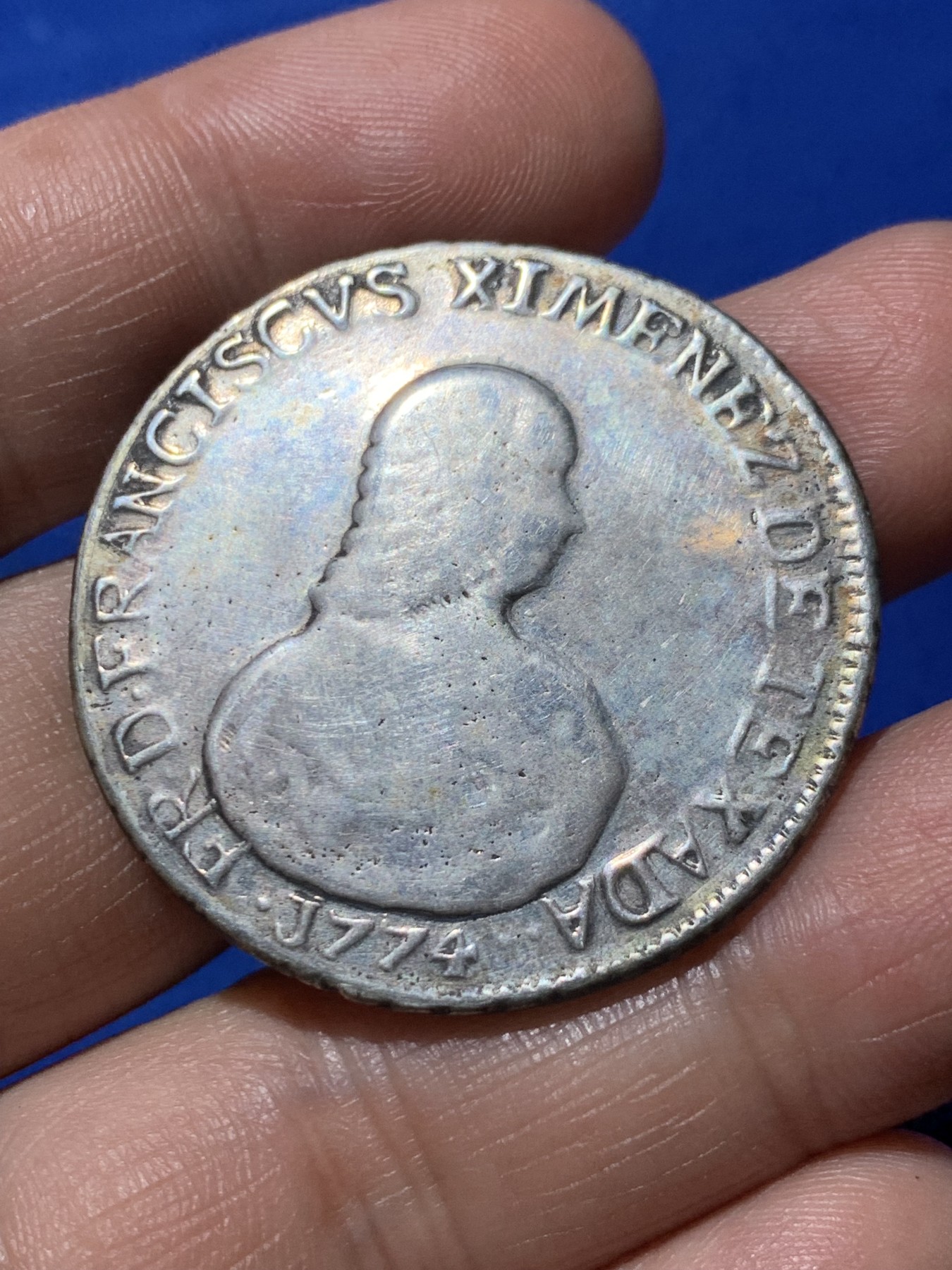 《竞宝斋》第260场-周日，周一，周二 3场连拍 (全场包邮) 马耳他 1774年 2S 大银币 23克 非常稀少的品种 N未给入盒 带标签上拍