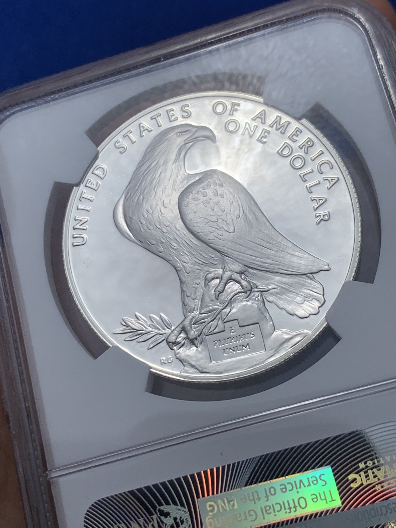 《竞宝斋》第260场-周日，周一，周二 3场连拍 (全场包邮) NGC PF69UC 美国1984年S版奥运1美元大银币