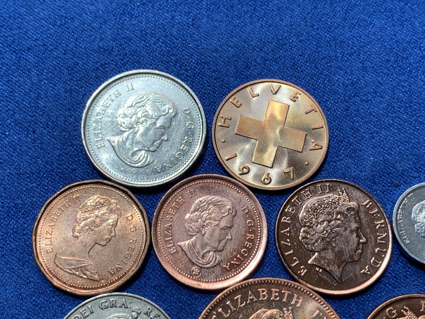 《竞宝斋》第260场-周日，周一，周二 3场连拍 (全场包邮) 9枚一组 英系散币