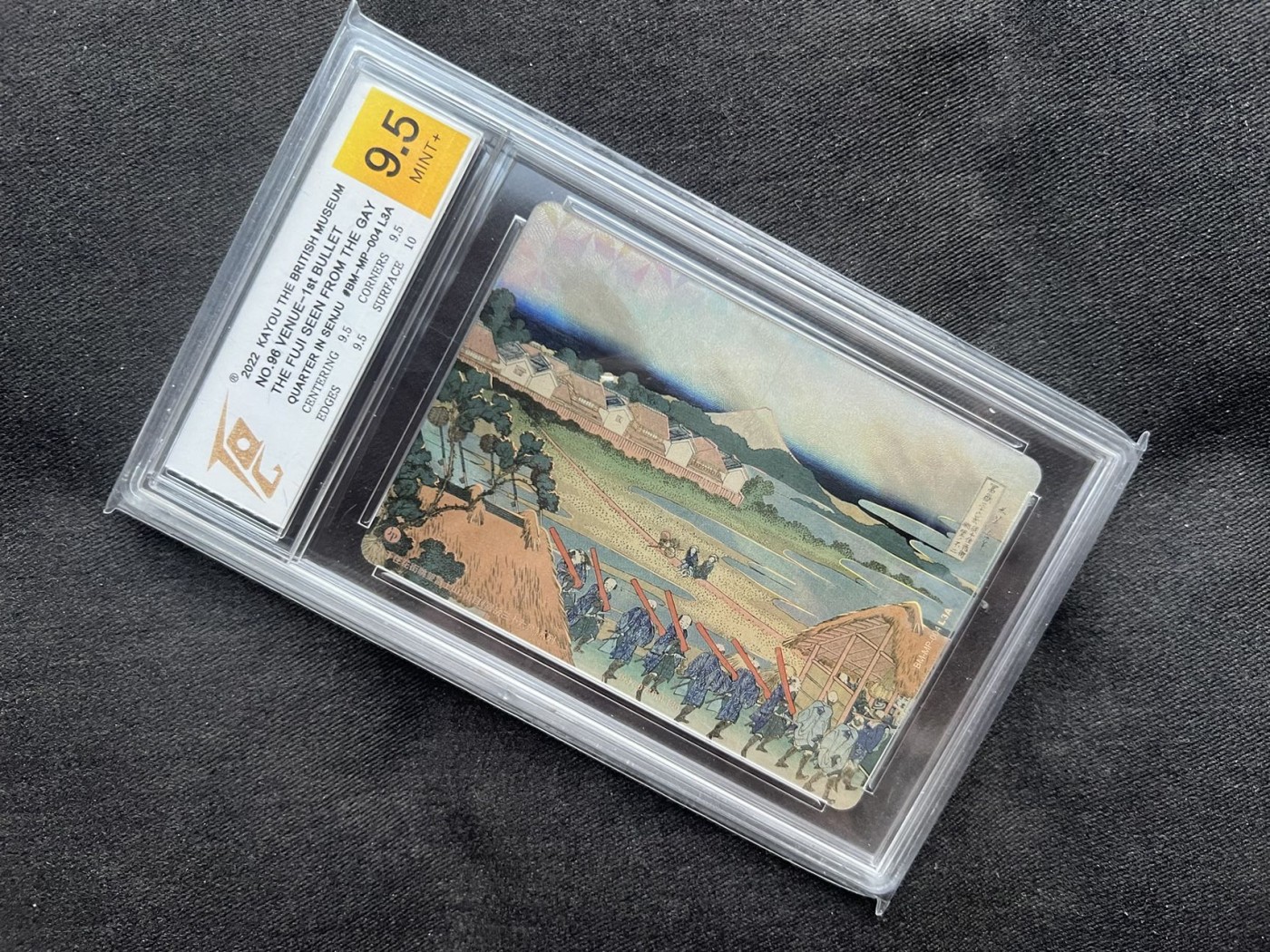 【随心卡拍】收藏卡拍卖【第17期】 2022 卡游 大英博物馆 浮世绘 tqg9.5分