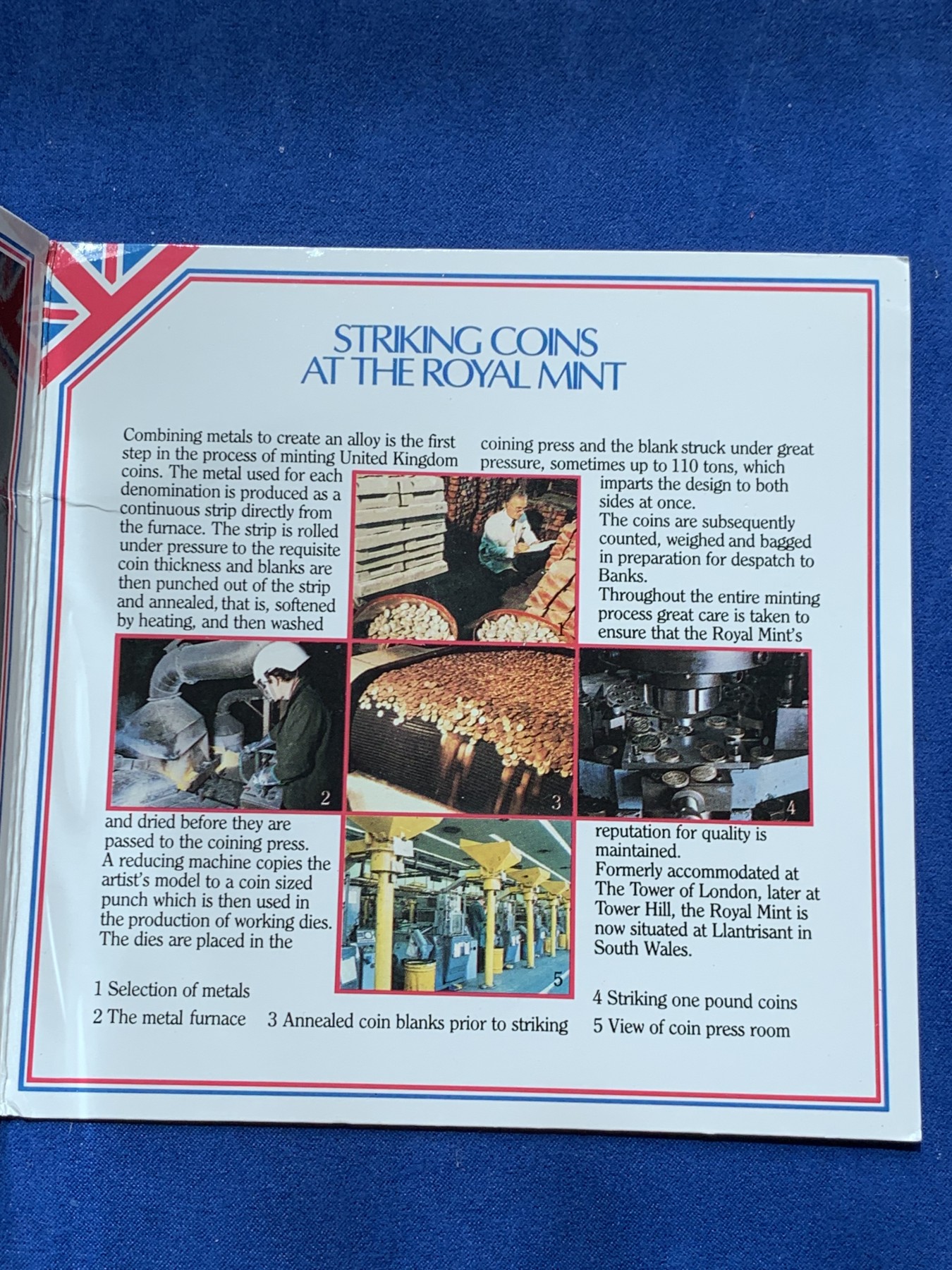 《竞宝斋》第260场-周日，周一，周二 3场连拍 (全场包邮) 英国1983年硬币套装，共8枚 1英镑硬币首发年，图像是英国国徽，并带1/2便士