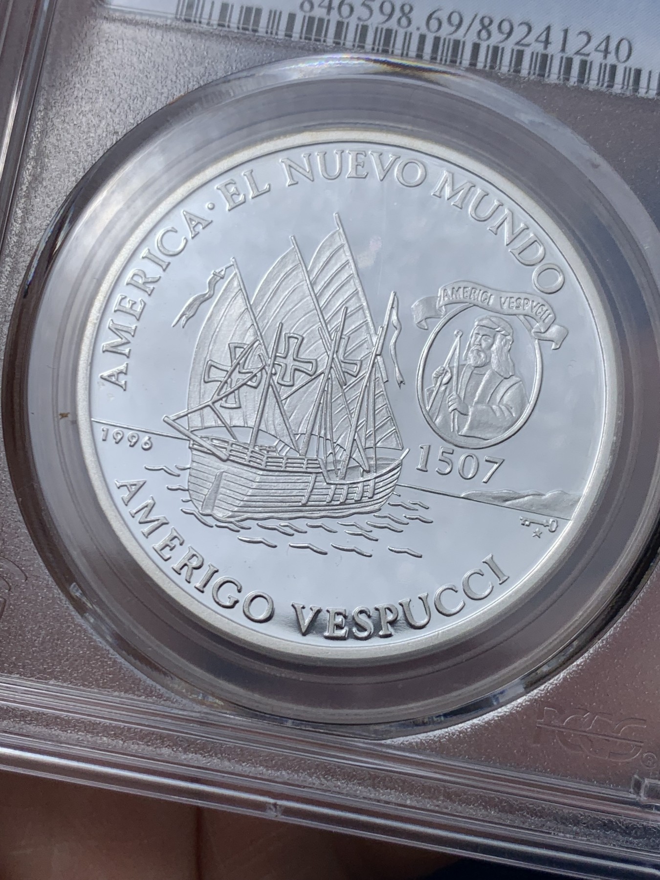 《竞宝斋》第260场-周日，周一，周二 3场连拍 (全场包邮) 唯一冠军分 PCGS金盾 PR69DCAM 古巴1996年10比索精制大银币