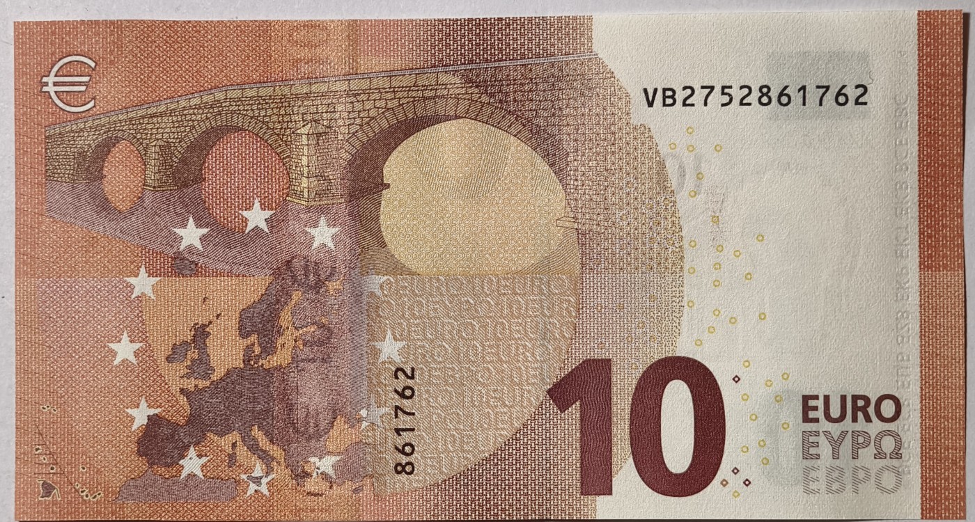 紫瑗钱币——第341期拍卖——纸币场 欧元 西班牙 2014年 圣天使桥 10欧元 UNC