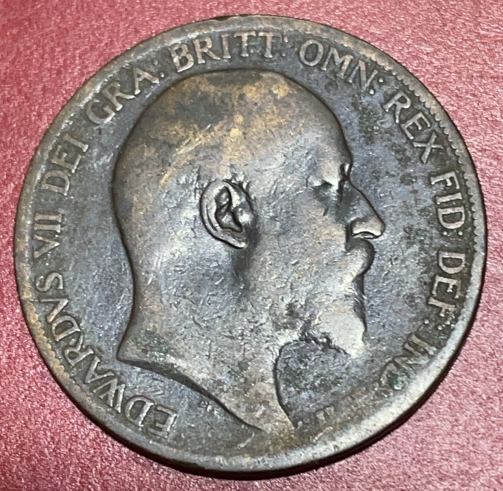 神仙姐姐散币好品专场第三十三期（无佣金满邮自动发出 1903 年英国爱德华七世1 便士