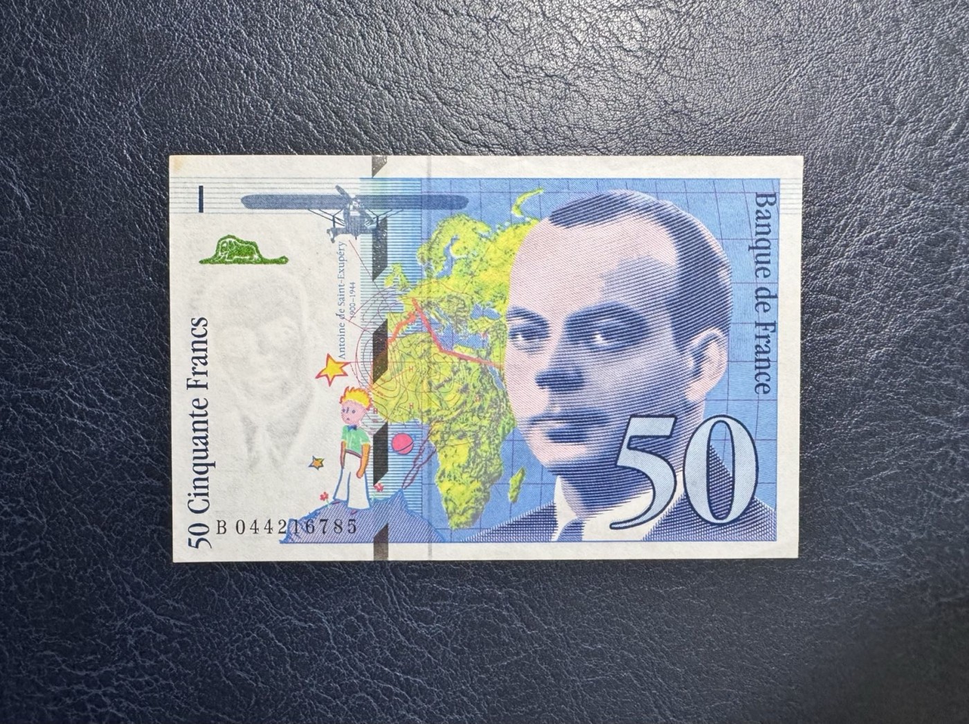 收藏联盟Quantum Auction 第340期拍卖  法国1997年50法郎 品相UNC- 小王子