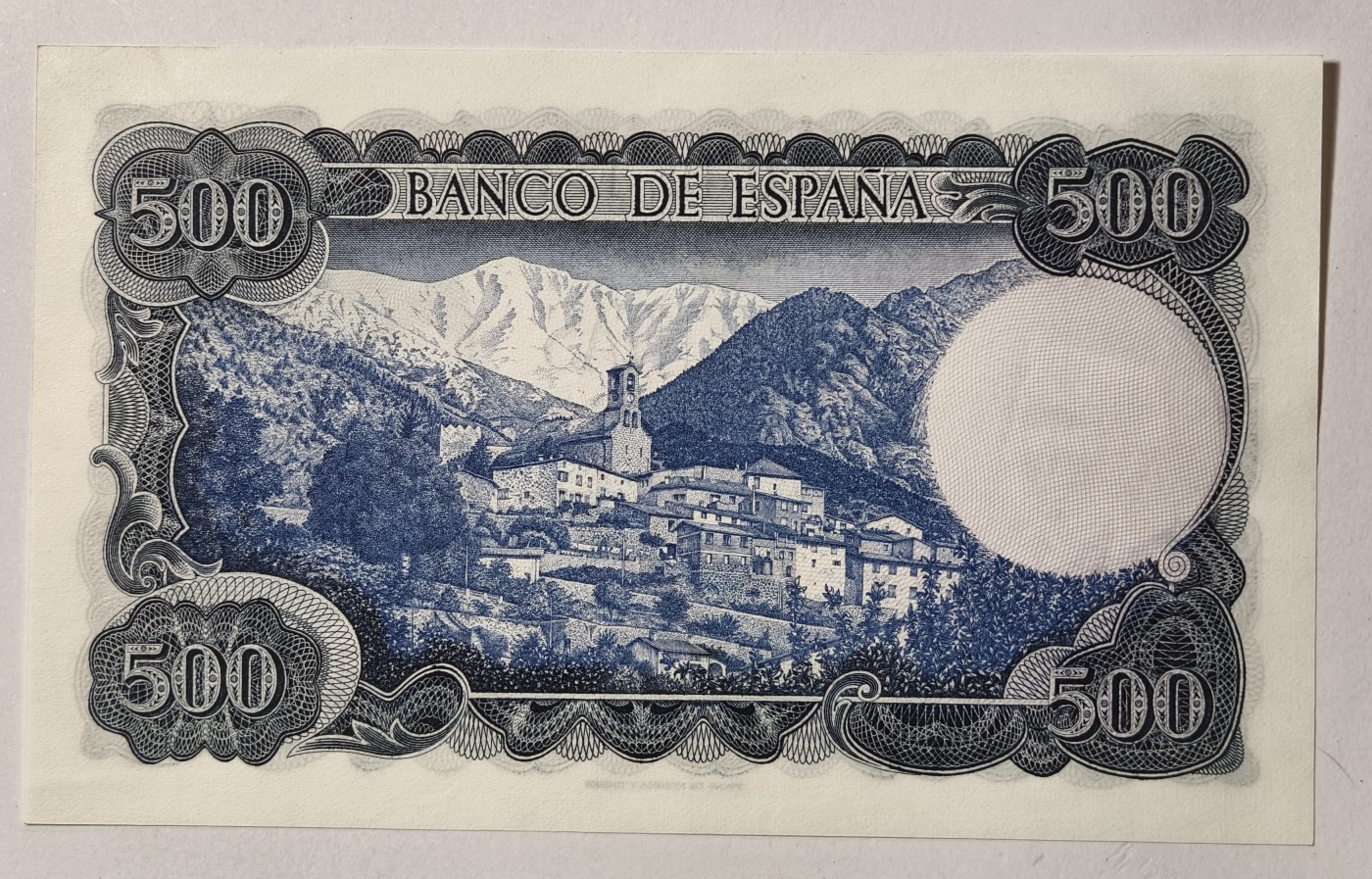 紫瑗钱币——第341期拍卖——纸币场 西班牙 1971年 (1973) 维达格尔 500比塞塔 UNC (P-153a)