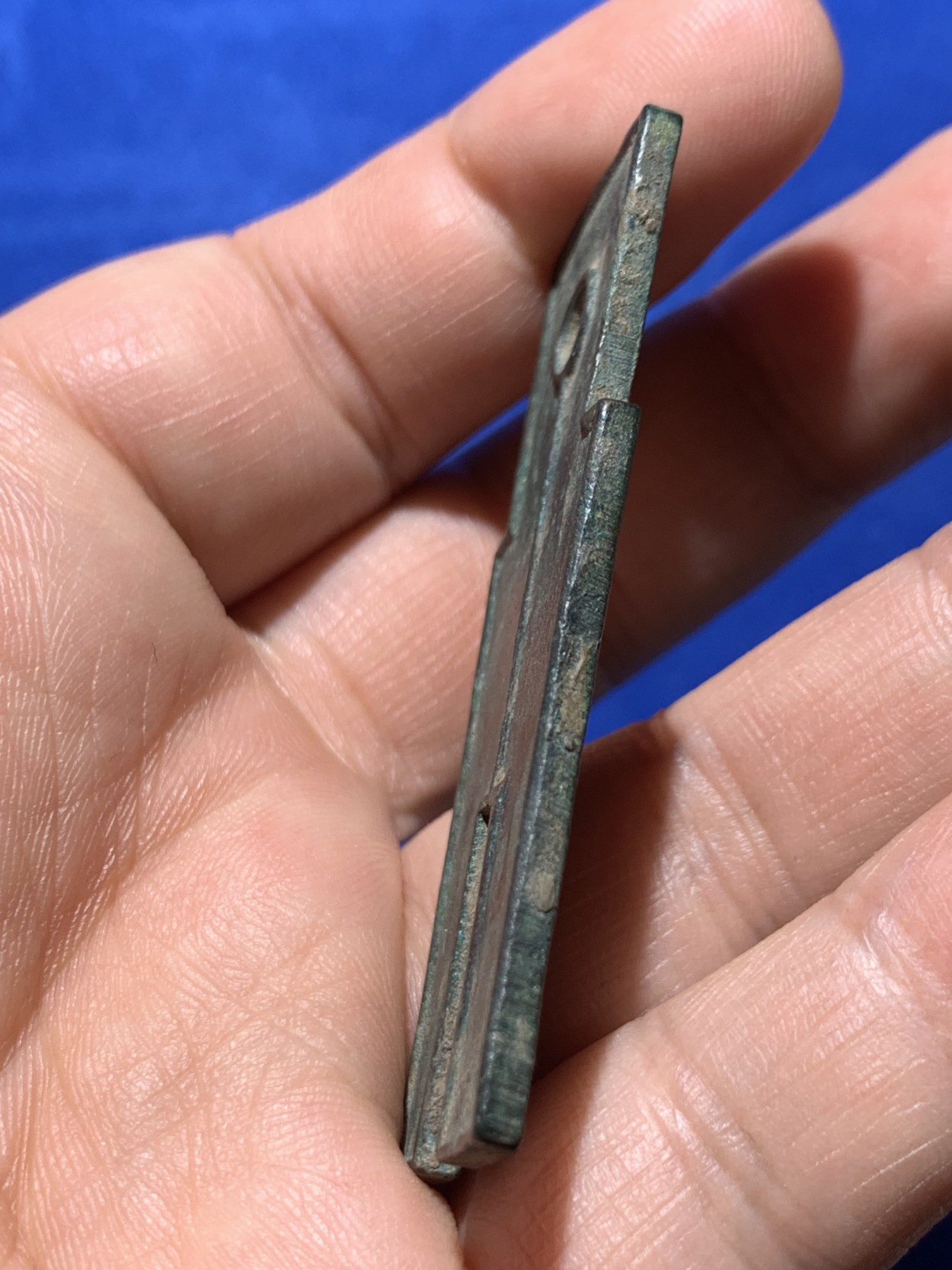 《竞宝斋》第260场-周日，周一，周二 3场连拍 (全场包邮) 西汉王莽货布，生坑美品，搓边工艺一眼开门，收藏合适，市场估价700元左右