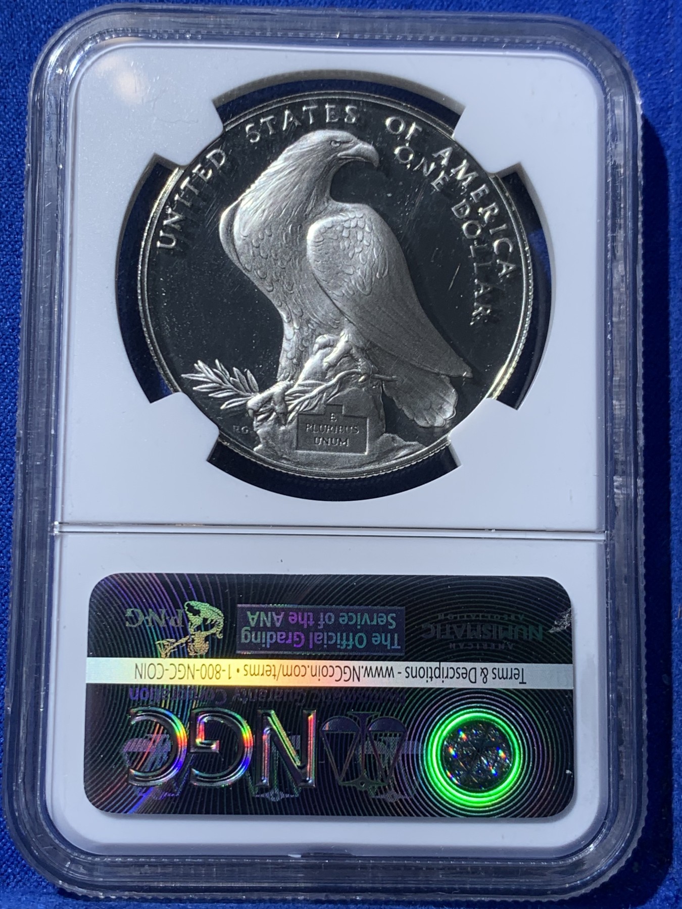 《竞宝斋》第260场-周日，周一，周二 3场连拍 (全场包邮) NGC PF69UC 美国1984年S版奥运1美元大银币