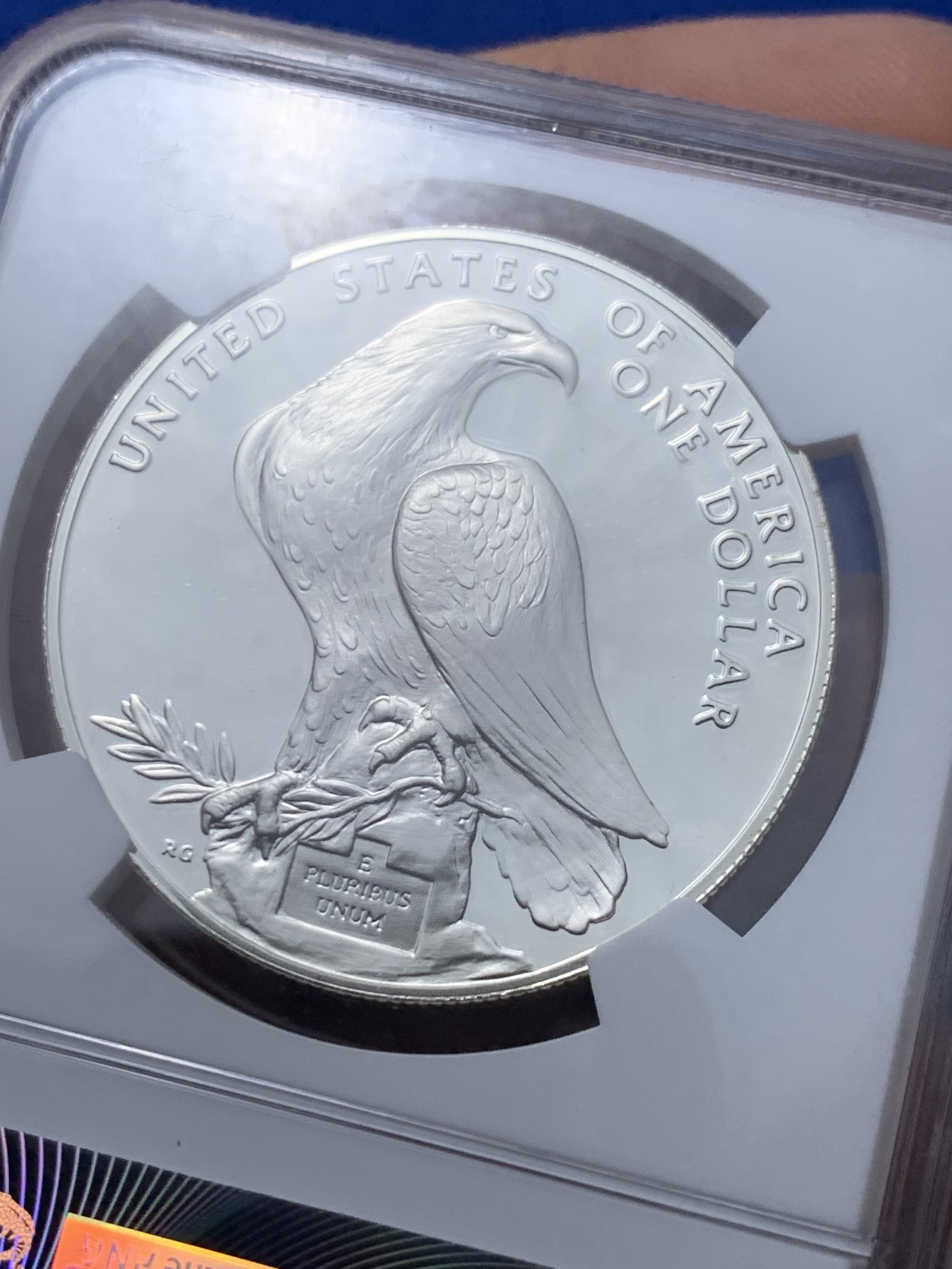 《竞宝斋》第260场-周日，周一，周二 3场连拍 (全场包邮) NGC PF69UC 美国1984年S版奥运1美元大银币