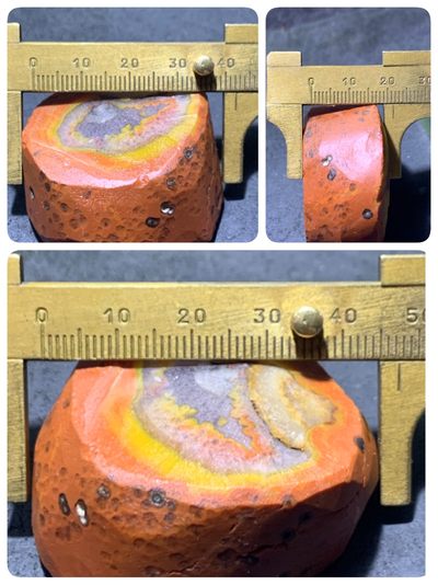 精美冰飘亚光战国红玛瑙明料原石一个！ 精美冰飘亚光战国红玛瑙明料原石一个！