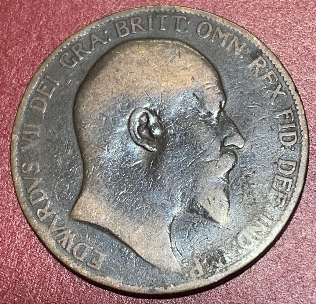 神仙姐姐散币好品专场第三十三期（无佣金满邮自动发出 1905 年英国爱德华七世是1 便士