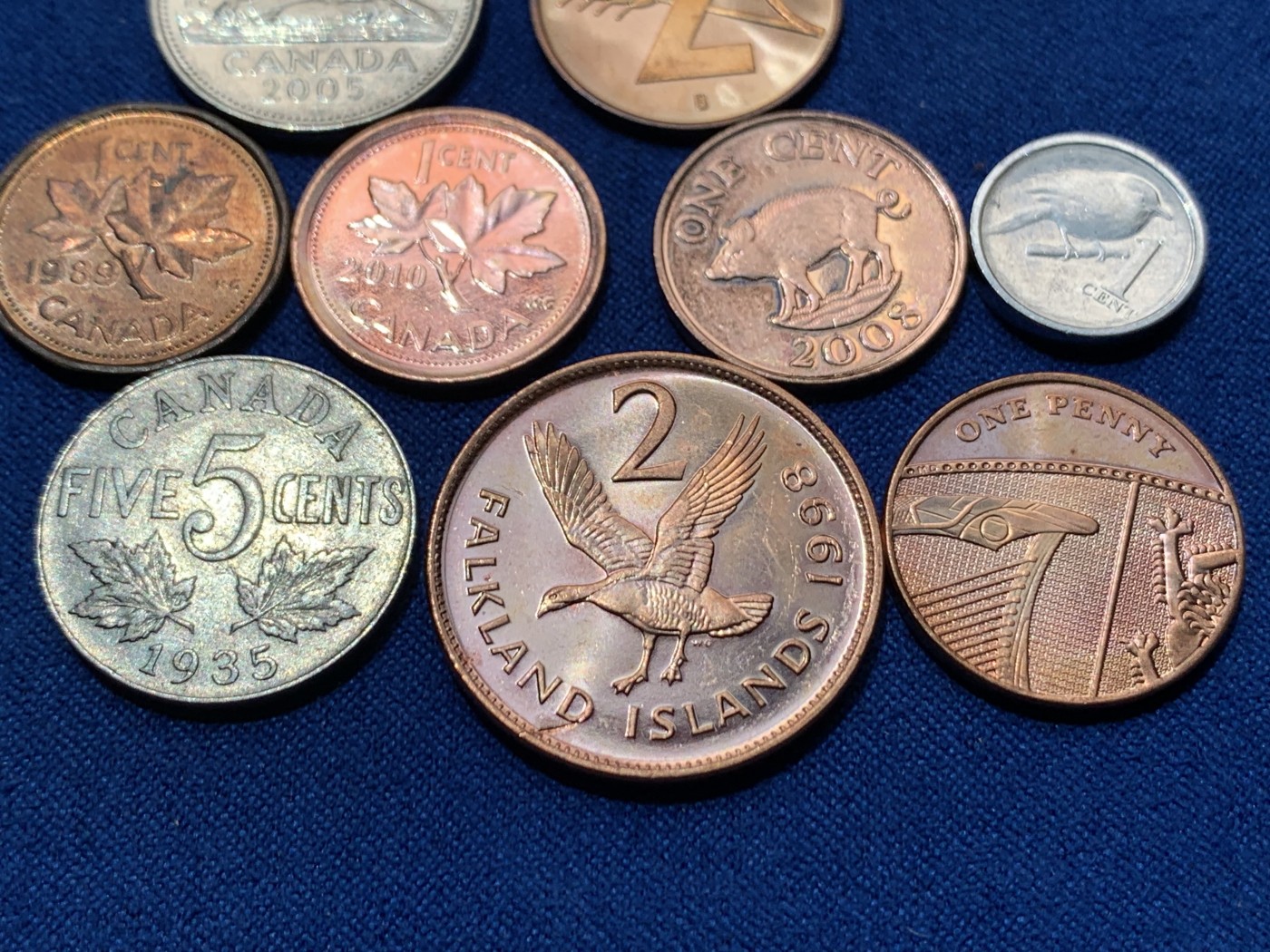 《竞宝斋》第260场-周日，周一，周二 3场连拍 (全场包邮) 9枚一组 英系散币