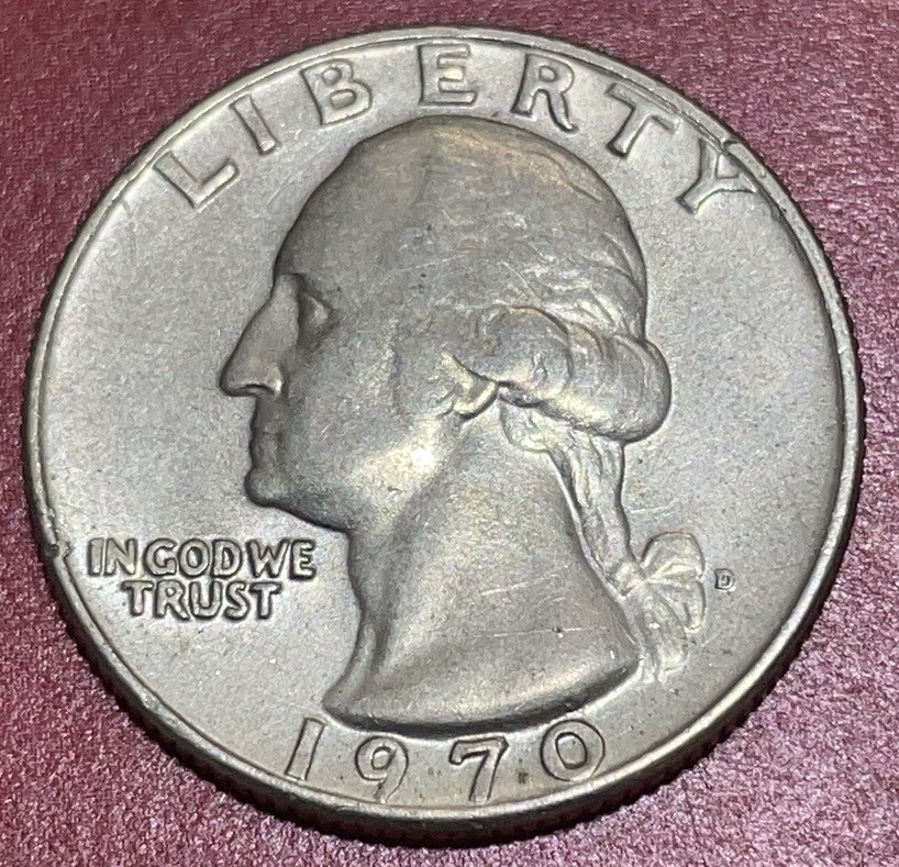 神仙姐姐散币好品专场第三十三期（无佣金满邮自动发出 1970 年美国 25 分