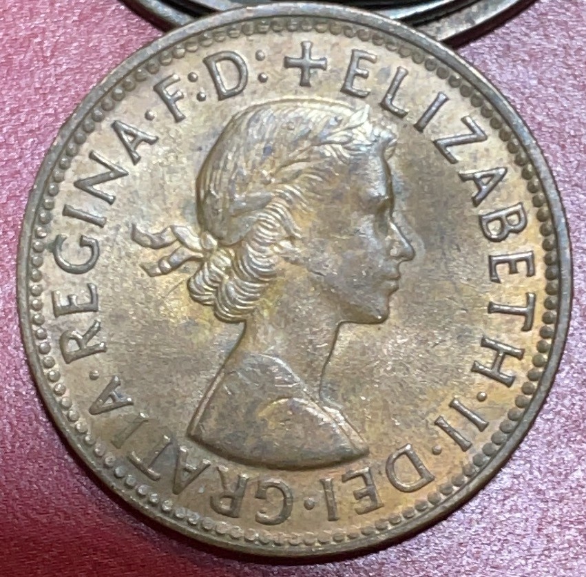 神仙姐姐散币好品专场第三十三期（无佣金满邮自动发出 1960 年澳大利亚半便士