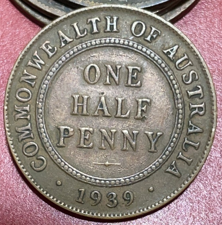 神仙姐姐散币好品专场第三十三期（无佣金满邮自动发出 1939 年澳大利亚半便士