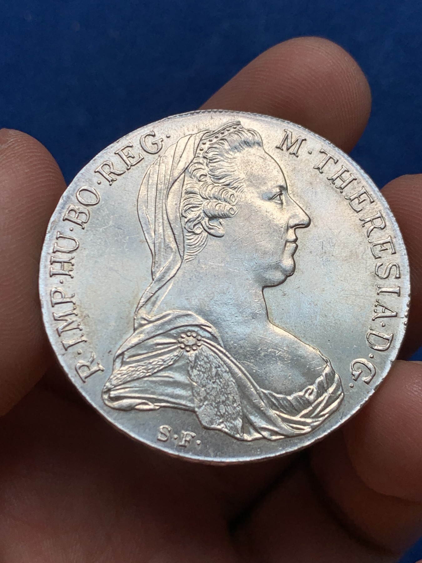 《竞宝斋》第261场-周日，周一，周二 3场连拍 (全场包邮) 奥地利 后铸 玛丽亚特蕾莎泰勒 银币