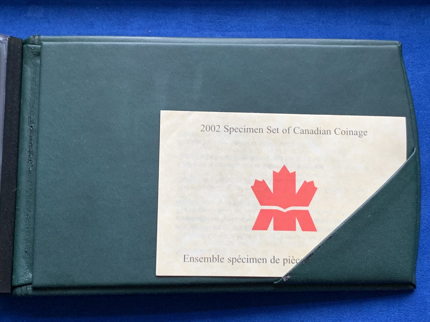 《竞宝斋》第261场-周日，周一，周二 3场连拍 (全场包邮) 加拿大 2002年 Specimen Set 套币 7枚装  精制磨砂工艺 非普通UNC品相