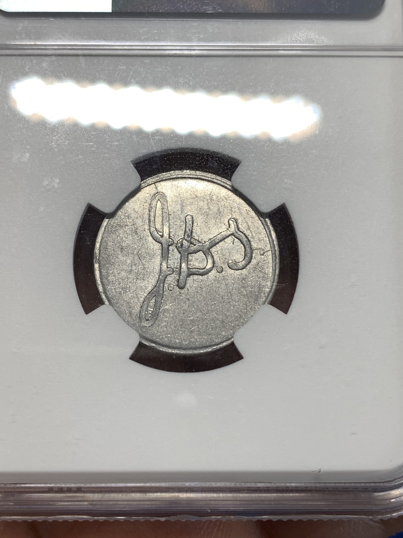 《竞宝斋》第261场-周日，周一，周二 3场连拍 (全场包邮) NGC AU55 民国老上海汽车代用币