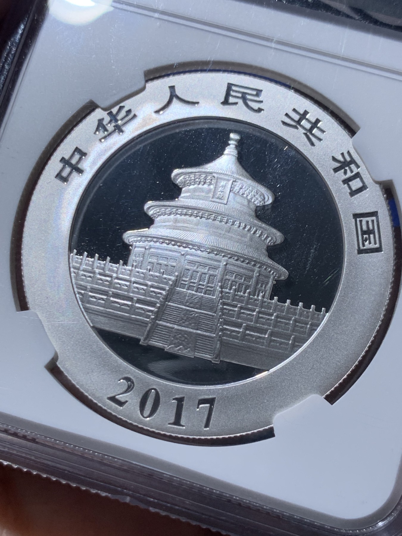 《竞宝斋》第261场-周日，周一，周二 3场连拍 (全场包邮) NGC MS70 中国 2017年 10元 30克熊猫币 银币