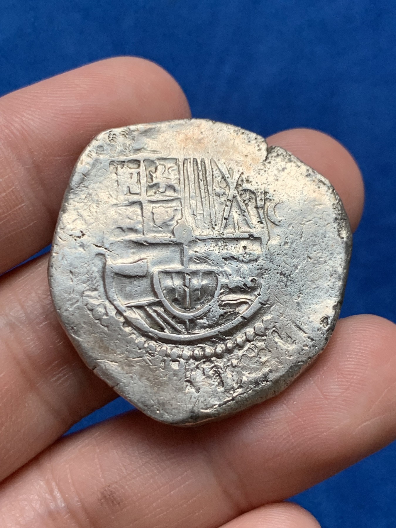 《竞宝斋》第261场-周日，周一，周二 3场连拍 (全场包邮) 墨西哥8R锄头银币 27.1克 细节见图