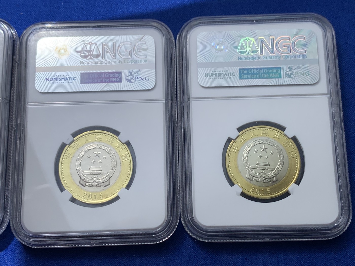 《竞宝斋》第261场-周日，周一，周二 3场连拍 (全场包邮) 4枚一组 NGC MS68PL 航天币 美评 棕标 同尾号008