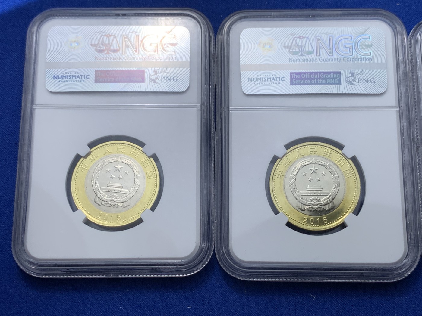 《竞宝斋》第261场-周日，周一，周二 3场连拍 (全场包邮) 4枚一组 NGC MS68PL 航天币 美评 棕标 同尾号008