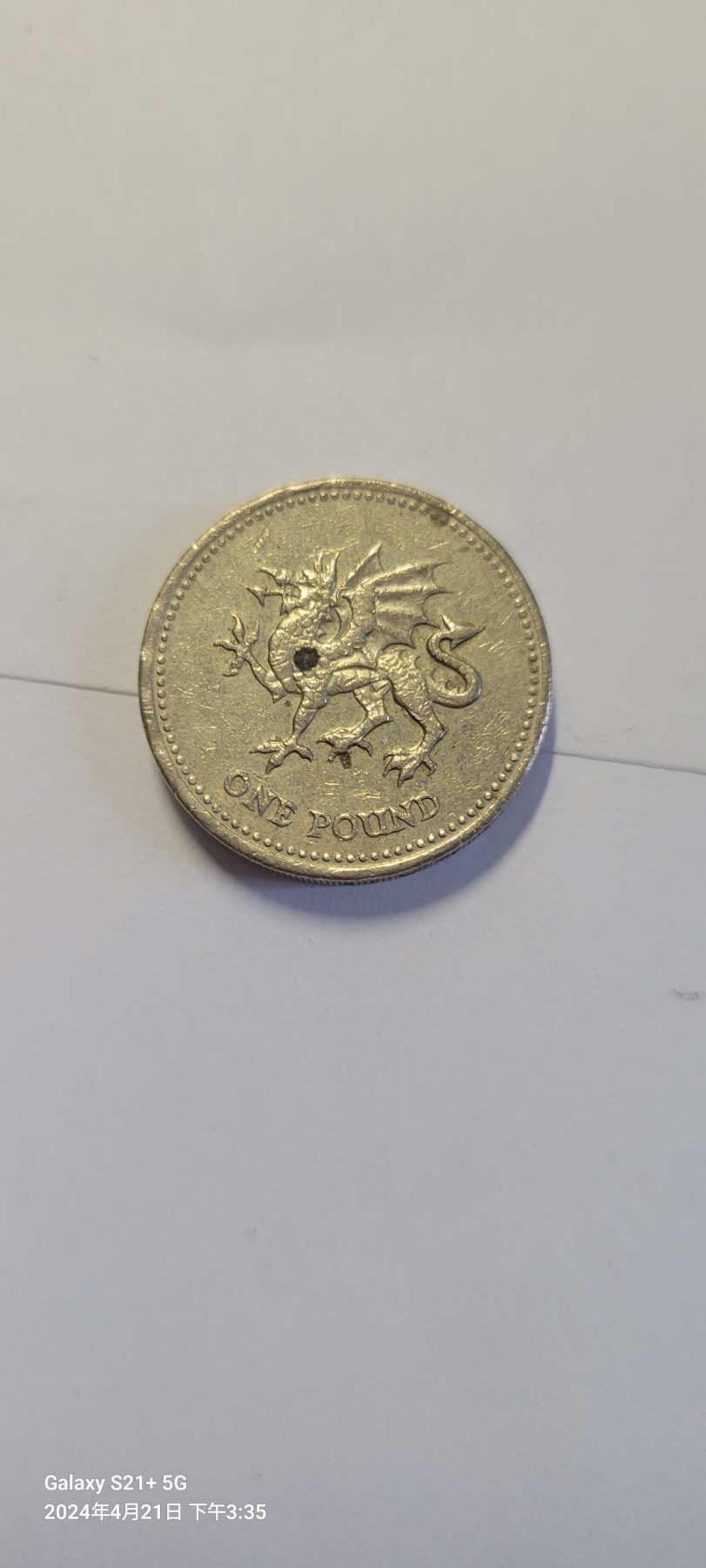 2024第六期 英国一英镑威尔士龙