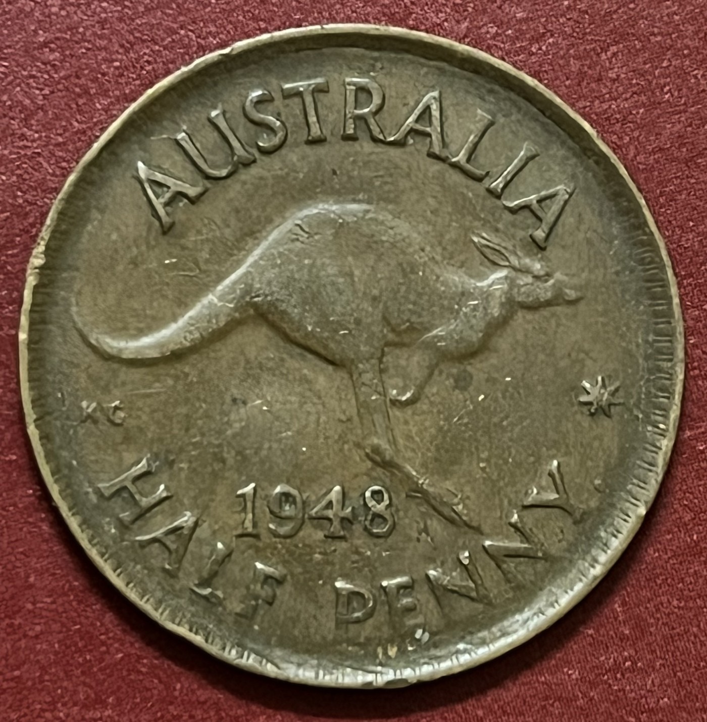 神仙姐姐散币好品专场第三十四期（无佣金满邮自动发出 1948年澳大利亚半便士