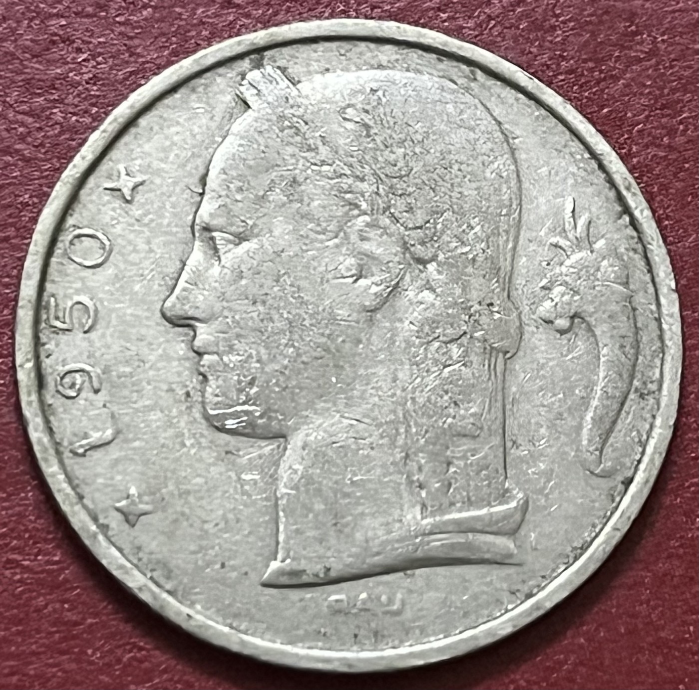 神仙姐姐散币好品专场第三十四期（无佣金满邮自动发出 1950年比利时5法郎