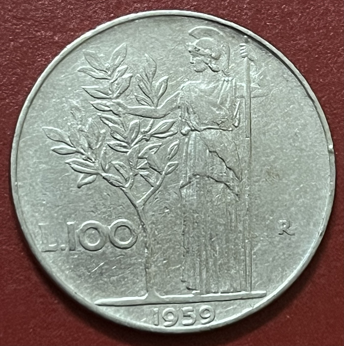 神仙姐姐散币好品专场第三十四期（无佣金满邮自动发出 1959年意大利100里拉