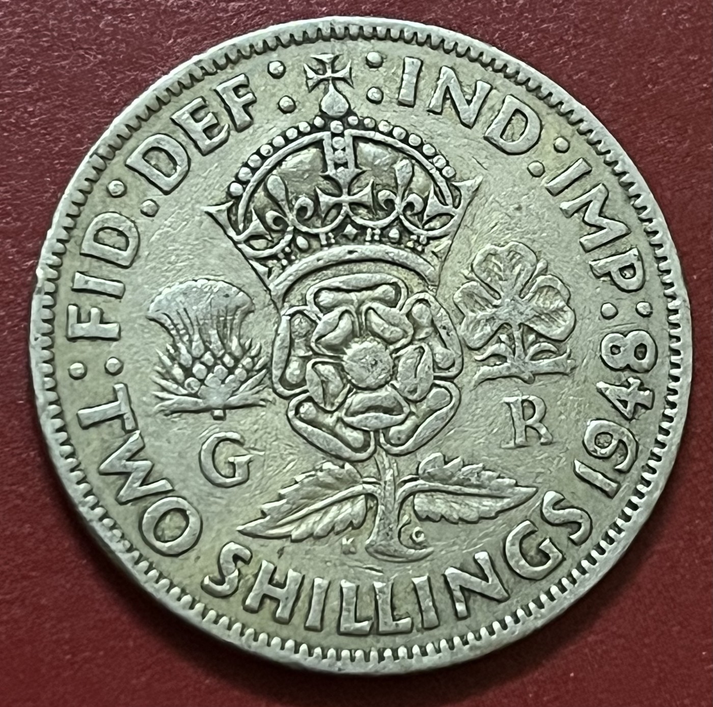 神仙姐姐散币好品专场第三十四期（无佣金满邮自动发出 1948年英国2先令 乔六