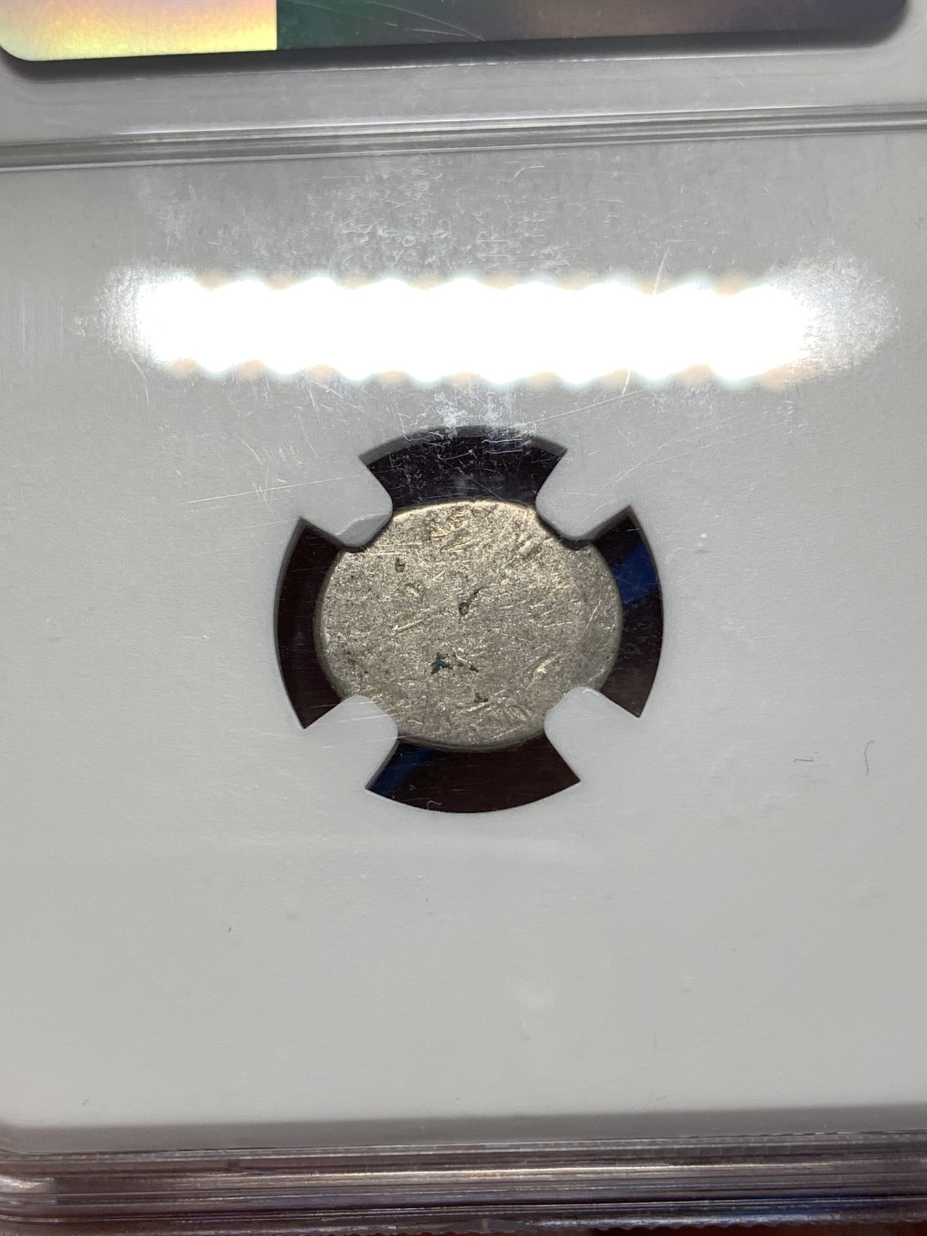 《竞宝斋》第261场-周日，周一，周二 3场连拍 (全场包邮) NGC AU50 1847-60柬埔寨金边王朝小鸟打制银币