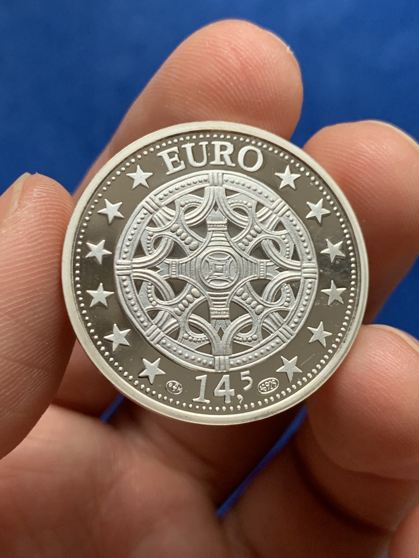 《竞宝斋》第261场-周日，周一，周二 3场连拍 (全场包邮) 挪威2000年人体艺术14.5欧元少见银币