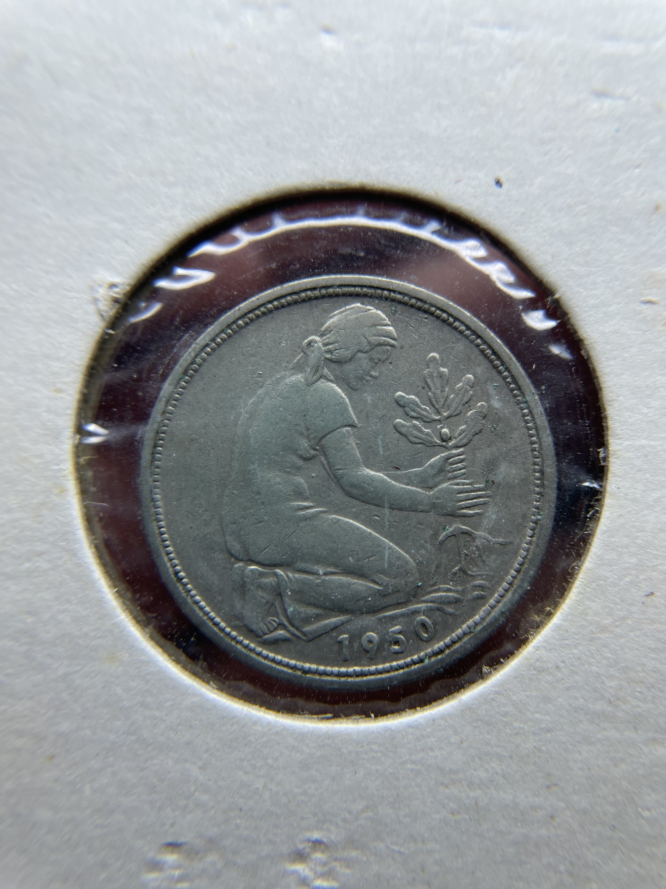 2024年集古藏今外币拍卖第五期-第5场—（总第45拍） 1950年德国50芬尼